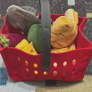 IKEA LÅTSAS Plush Toy: Shopping Market Basket 002.620.06